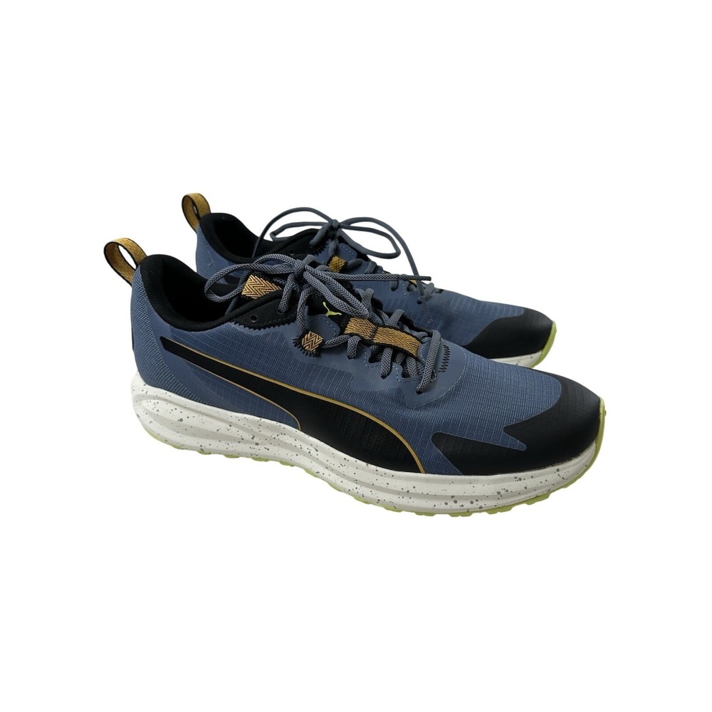 Puma Twitch Runner Trail Evening Sky Black‎ Sz 13 Shoes Training Men's